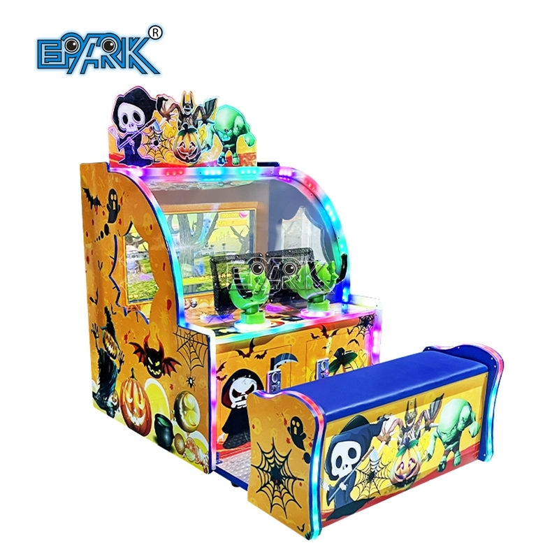 Amusement Park Electric Shot Ball Arcade Machine 2 Kids Play Video Games