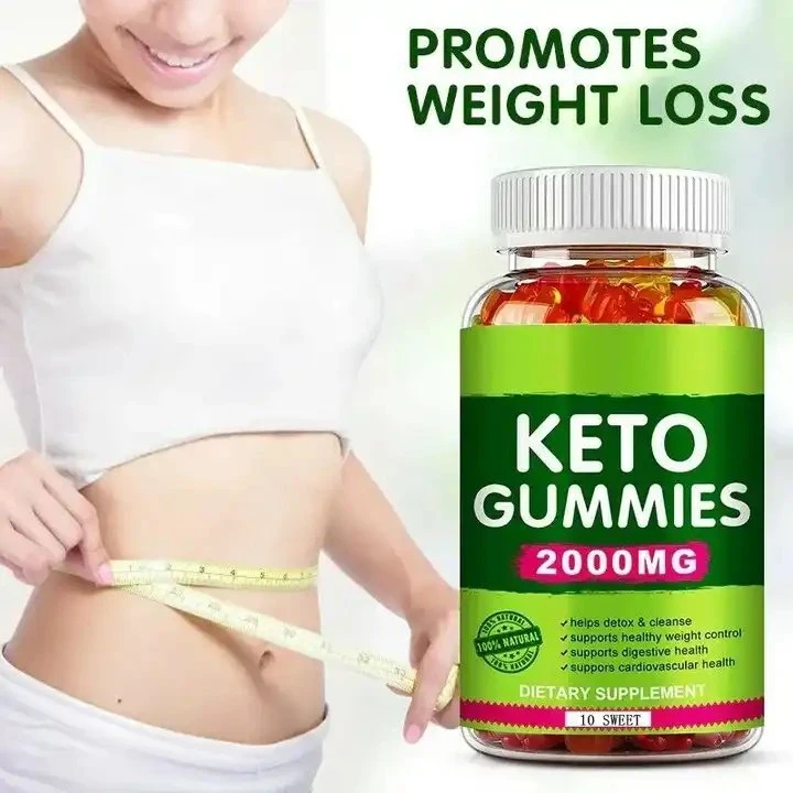 Keto perda de peso Gummies, queimador de gordura, suplemento de supressão de apetite 60 Gummies