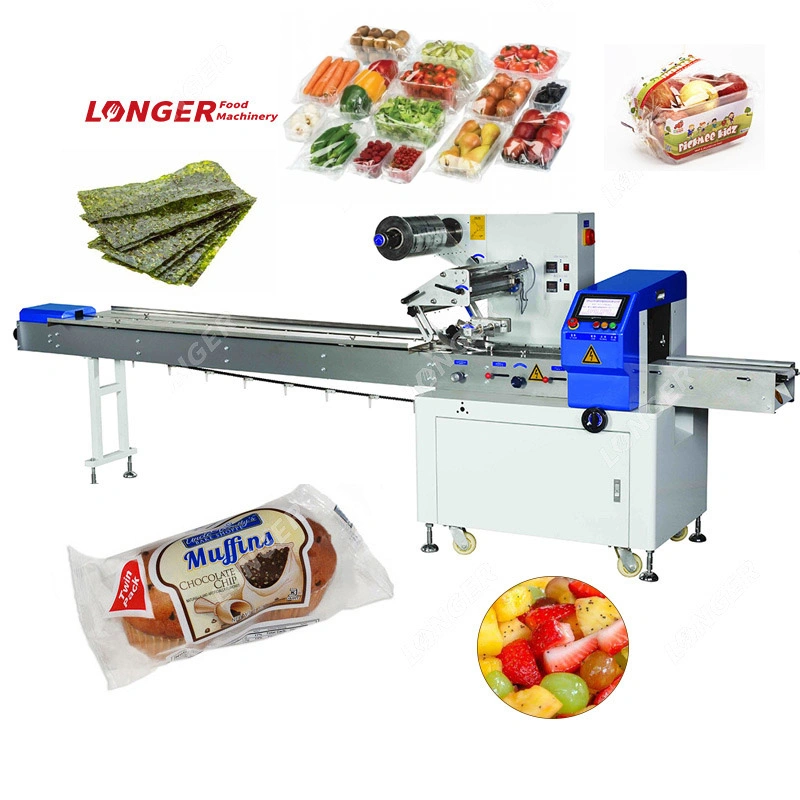 Auto Small Scale Food Potato Fruit Salad Bag Packaging Seaweed Snacks Packing Machine for Fruits and Vegetables