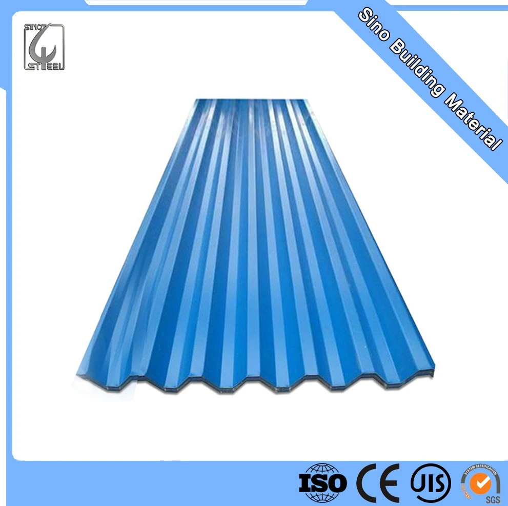 PPGI Corrugated Colored Metal Sheet Prepainted Roofing Sheet for Industrial Buiding