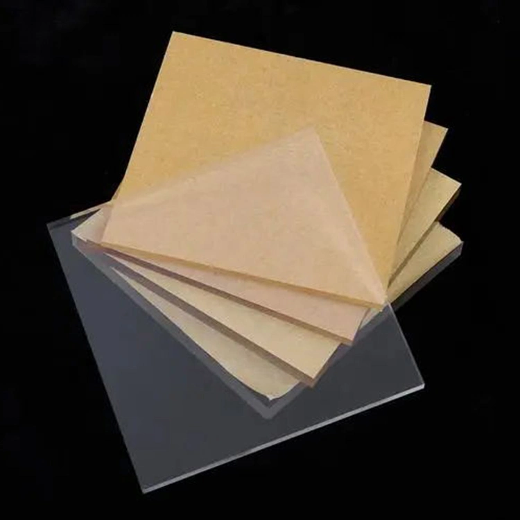 Surface solide COULEUR transparente 2 mm Décorative personnalisée Feuille acrylique