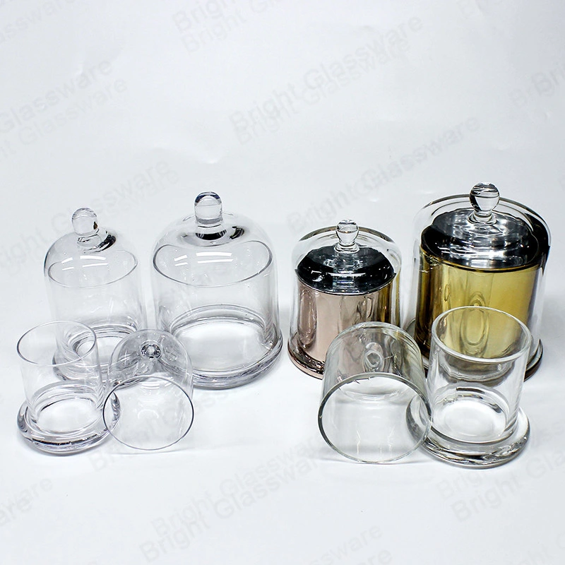 New Design 2022 Glass Bell Dome High quality/High cost performance  Wholesale/Supplier Glass Bell Dome for Candle