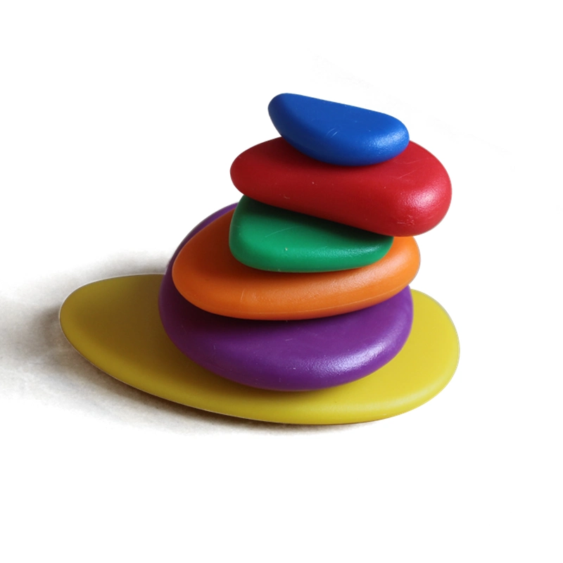 36PCS ABS Rainbow Stone Balancing Blocks