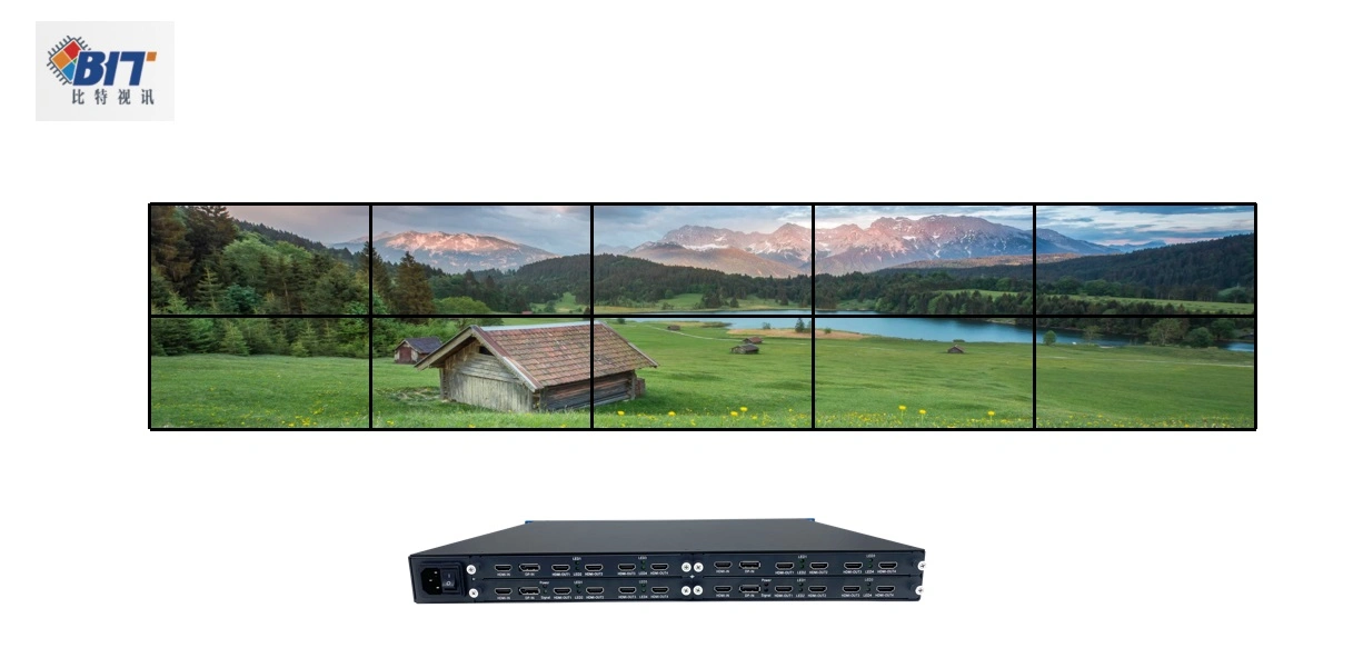 El procesador de 8K HDMI Videowall mezclador de video wall