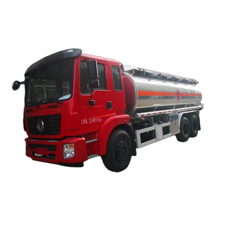 Dongfeng 6*4 20 Cbm 11 Tires Aluminum Alloy Fuel Oil Tank Truck for Sale