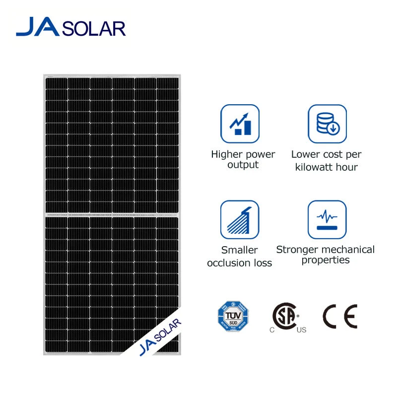 Ja Jam72s10 400-420W Mayoreo Poly PV plegado flexible Negro Monocristalina Módulo fotovoltaico policristalino Panel de celda de energía solar mono