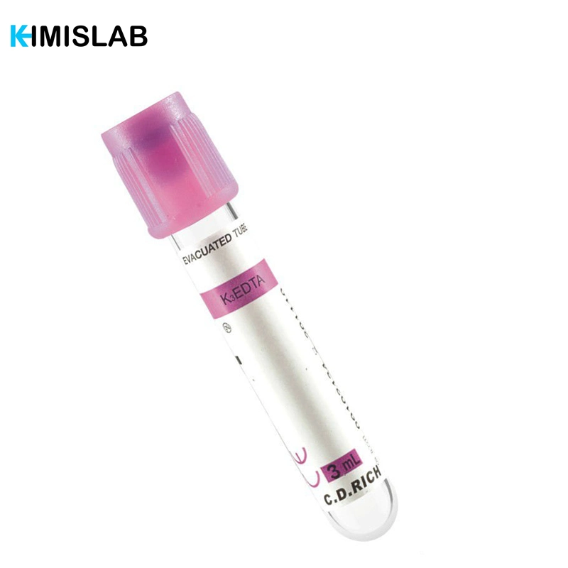 Best Selling Hospital Medical Supplies Pet Glass Disposable Pet EDTA K3 Sample Vacuum Blood Collection Tube with High quality/High cost performance 