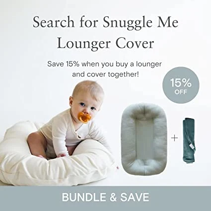 Snuggle moi bébé nu organiques chaise longue et tapis de plancher du siège pour bébé nouveau-né Fiberfill Essentials le coton biologique,