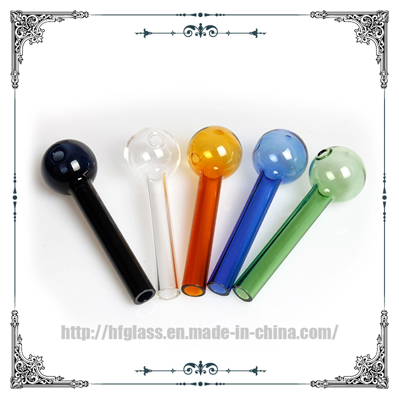Colorful Glass Smoking Pipes Hookah Smoking Accessories Glass Water Pipe Oil Burner Glass Pipe