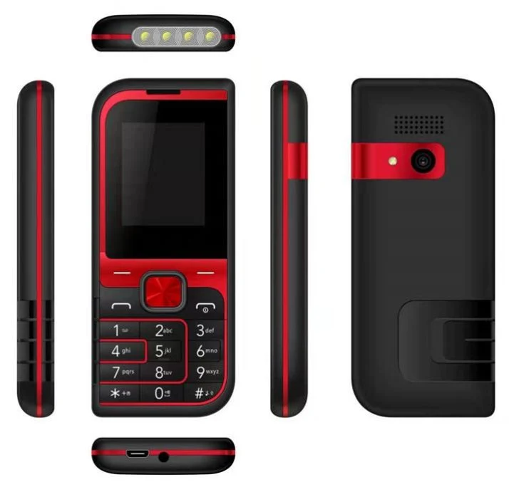 1.77 Inch Model 3G Cheap Elderly Feature Phone Keypad Mobile Phone 3G 0.3MP Camera Torch FM Bt WiFi