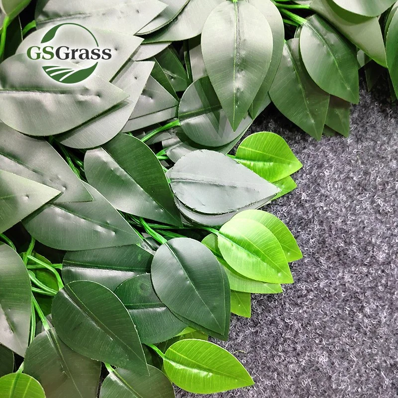 Wholesale/Supplier Plastic Garden Fence Artificial Hedge IVY Leaf for Wall Decoration