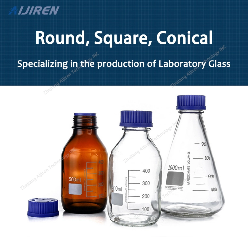 Lab Sample Storage Gl45 Plastic Screw Top Glass Reagent Bottle 1000ml