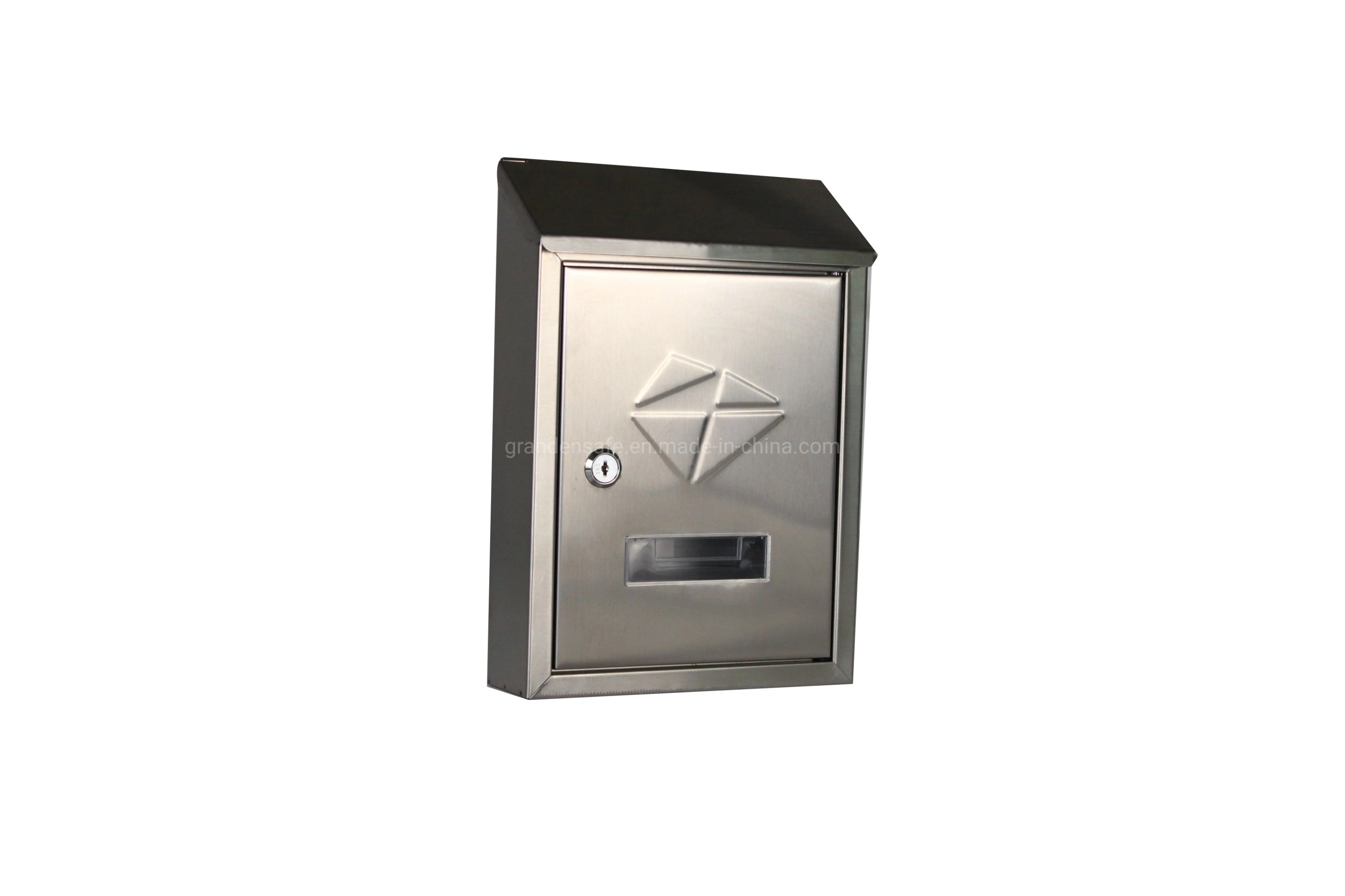 Stainless Steel Post Box with Powder Coating (GL-06S)