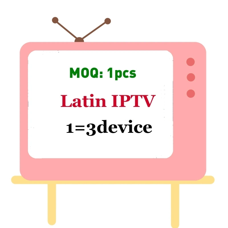 América del Sur de suscripciones de IPTV 1 Código de 3 conexiones Venezuela Colombia Chile Ecuador Perú todo el país Latino IPTV IPTV de 12 meses de prueba gratuita