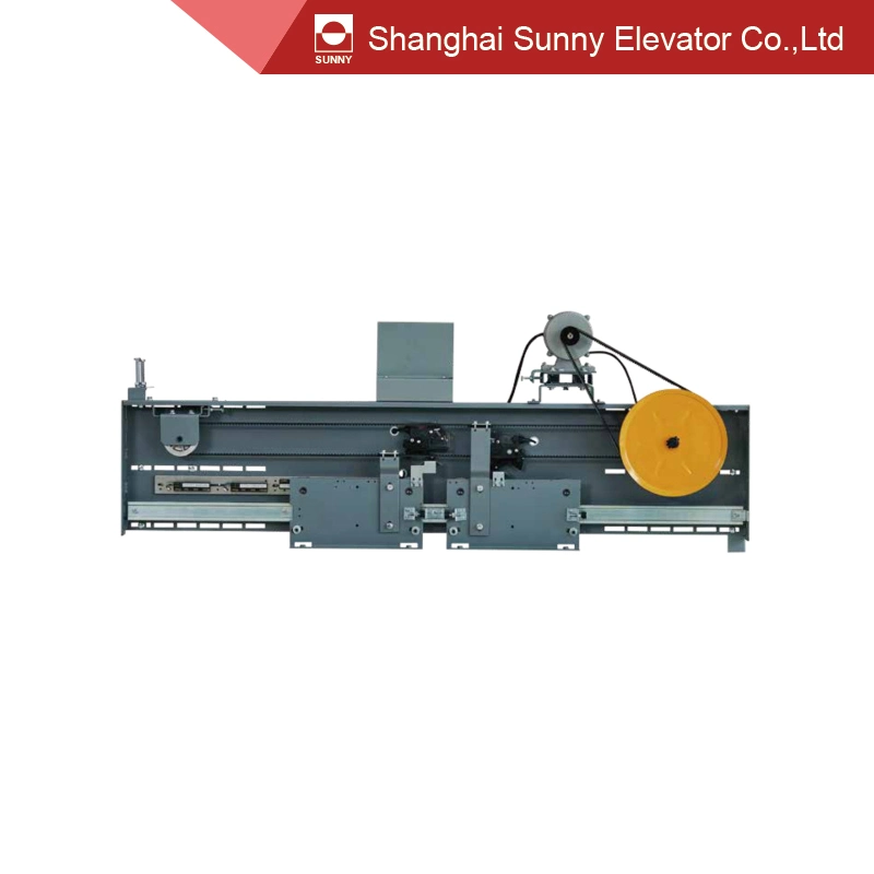 600~1200mm Jj 2-Leafs Elevator Center Opening Landing Door Device