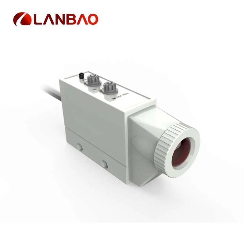 Lanbao Ven la luz azul y blanco 12-24 VDC 10mm con protección IP65 Sensor de marcas de color