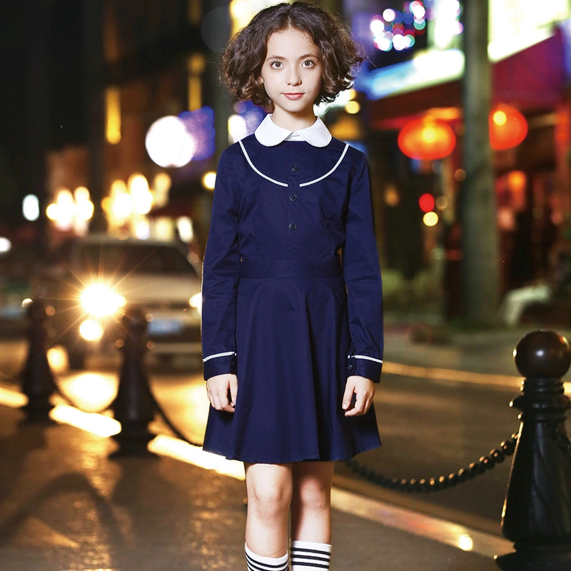 Wholesale Designs Stylish Design Middle School Uniform Dress