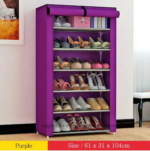 Shoe Cabinet Shoes Racks Storage Large Capacity Home Furniture DIY Simple Portable Shoe Rack (FS-09C) 2018