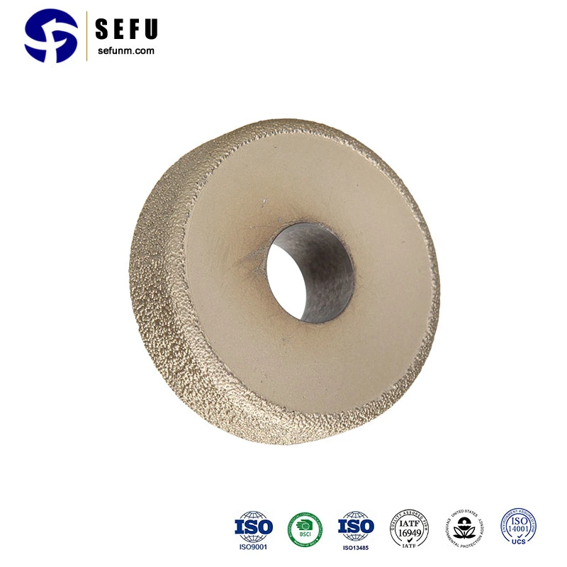 Sefu China Saw Blade Manufacturing Vacuum Brazed Diamond Grinding Wheel Flat Disc Profile Wheel Buffing Wheel Abrasive Tools Diamond Wheel