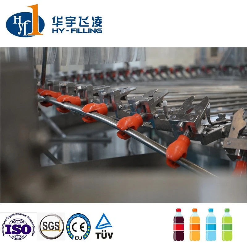 Liquid Pet Plastic Bottling Complete Line CSD Beverage Making System 3 in 1 Bottled Soft Drink Carbonated Beverage Filling Machine