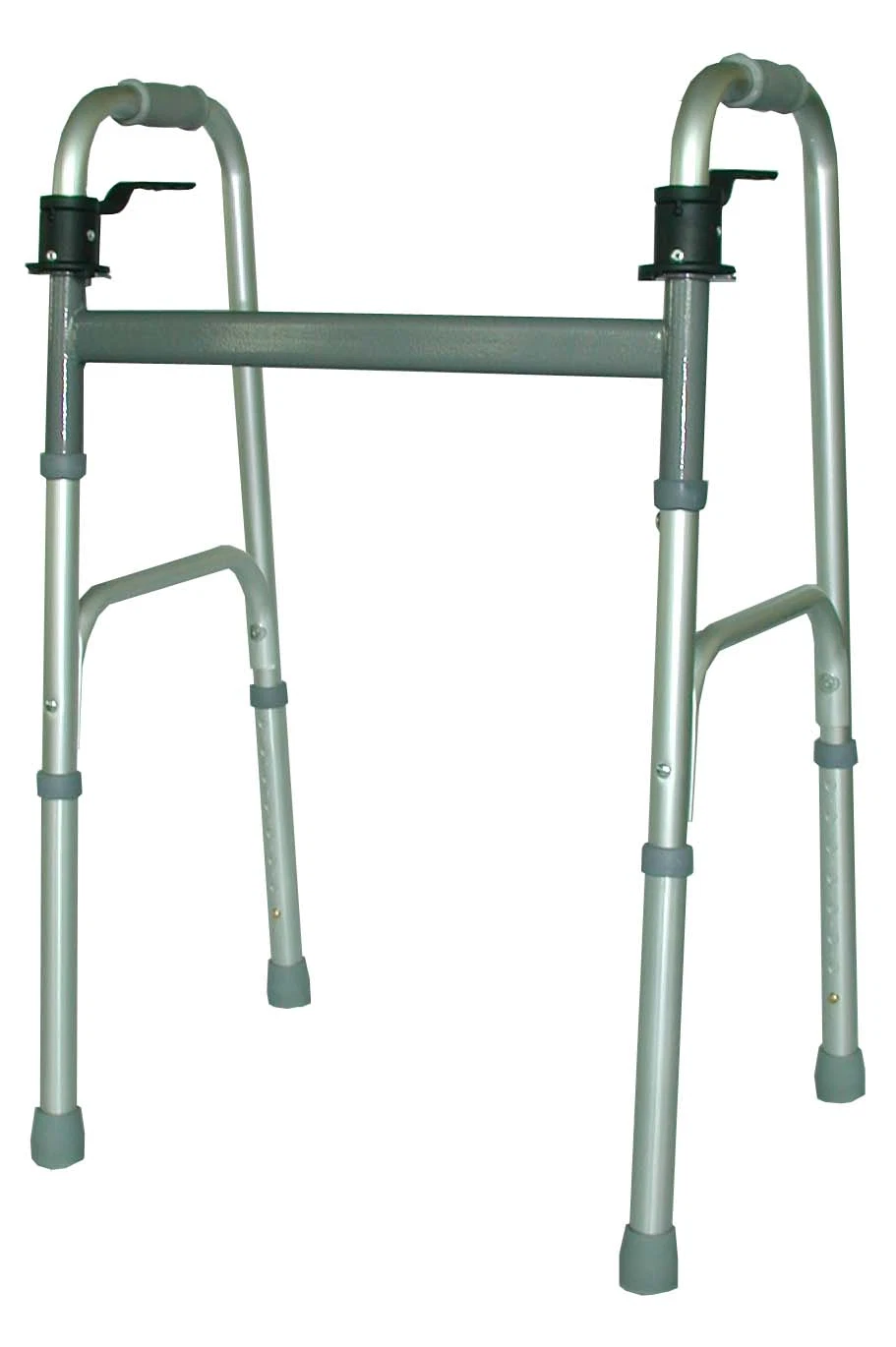 Aluminio plegable de 4 ruedas Rollator para Diable Hombre caminando