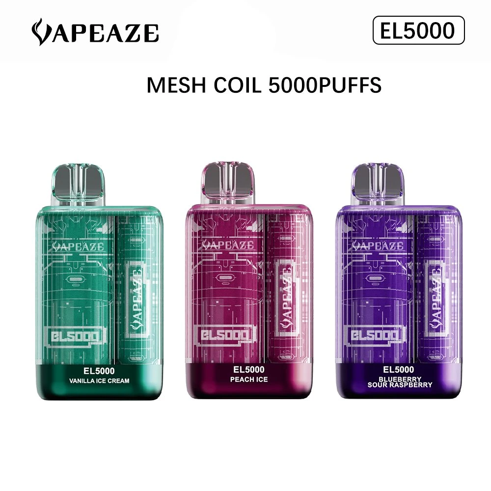 2023 Best Sellers Vape Promotional E-Cigarette EL5000 5000puffs Medel Different Flavor Smooth Vaping Experience, Big Cloud, Mini Design