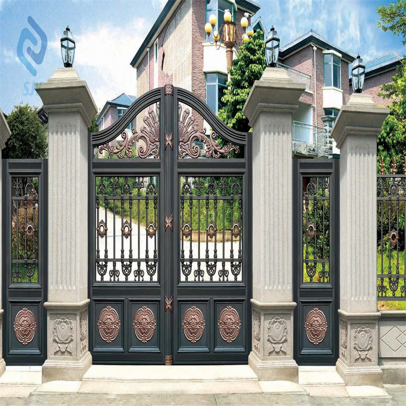 Professional Customized New Style Electric Sliding Gates Aluminum Doors Portail Aluminium Gate