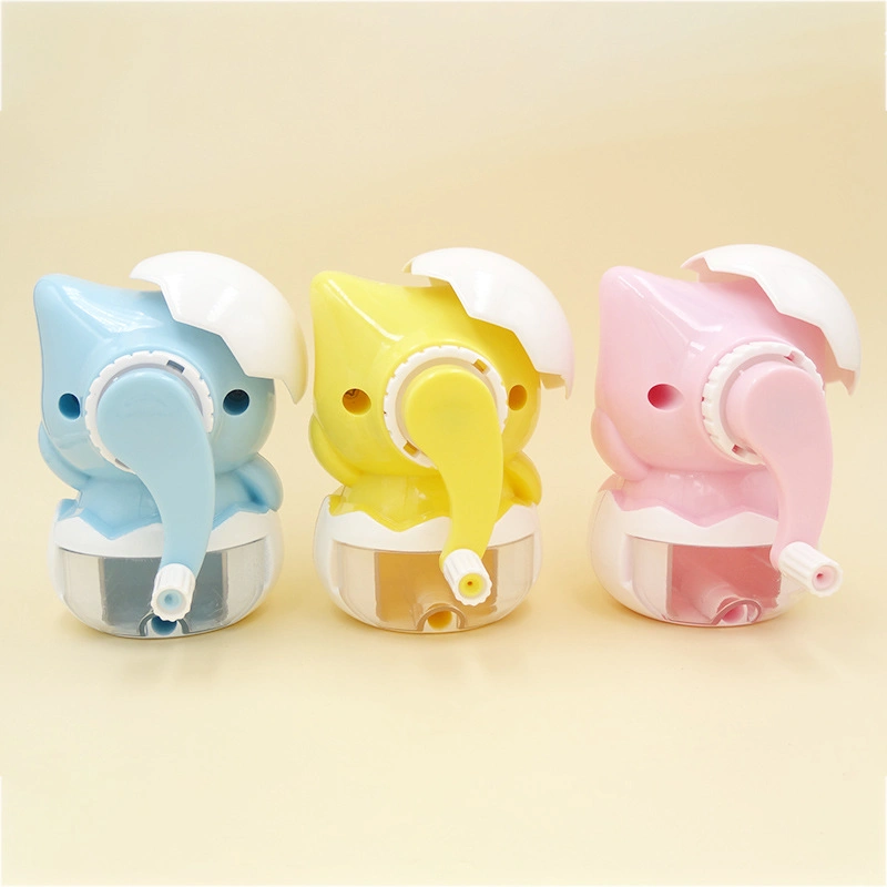 Kawaii&prime; S Egg Shaped Automatic Pen Feeding Pencil Sharpener for Children&prime; S Stationery