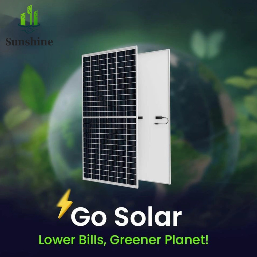 Home Use Sunshine on off Grid Hybrid 5kw 8kw 10kw 12kw 15kw Solar Solar Electricity Systems