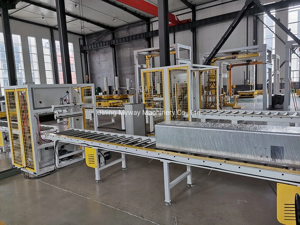 Conveyor Belt Horizontal Type Long Wooden Board Wrapping Machine