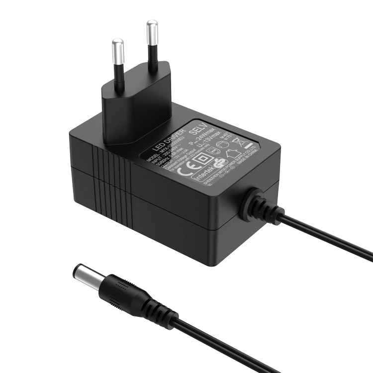 Wholesale/Supplier AC Input 100-240V 50/60Hz to DC Supply AC DC Transformer Adaptor CCTV Wall Switching 12V 2A 24W Power Adapter