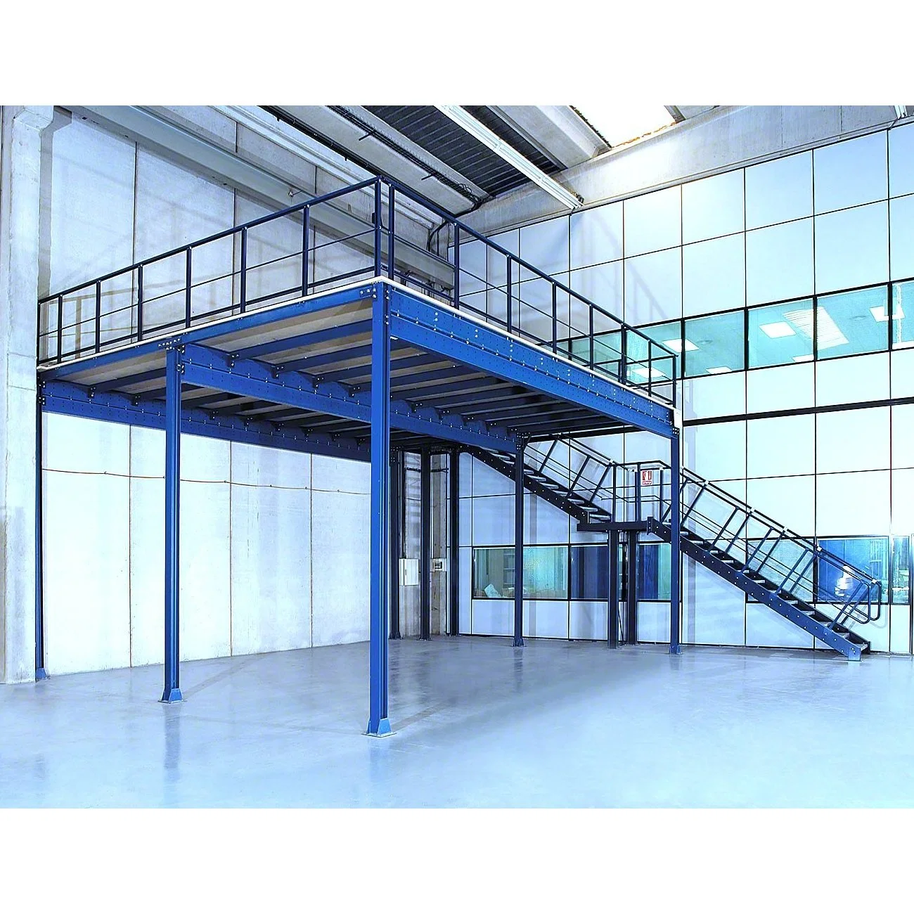 SP233 Steel Platform Structure Mezzanine Flooring Systems Storage Racking Shelf