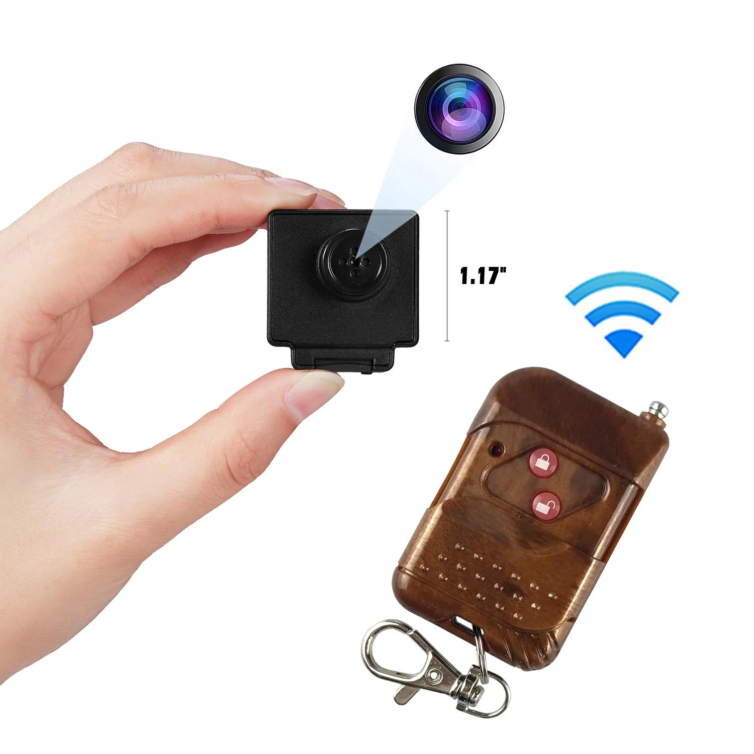 Full HD1080p Button Mini Cameras DVR Survilance CCTV Cameras (avp003S4)