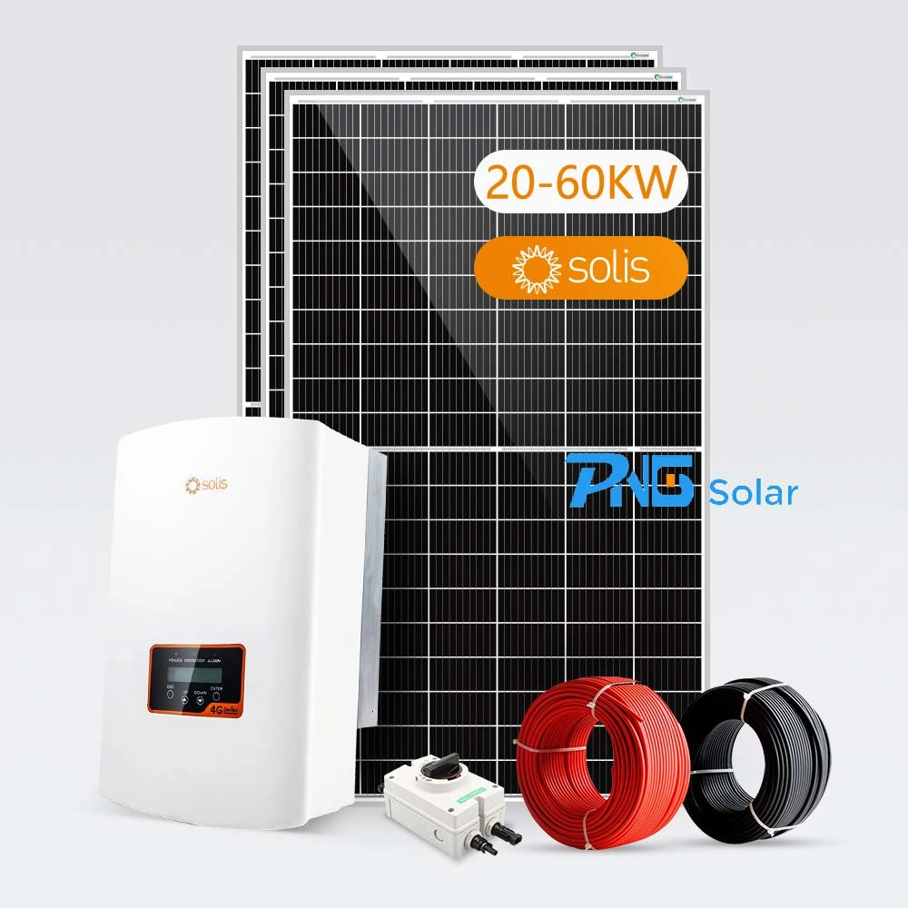 PNG Solar 10kw Home Solar Power Energy on Grid System Price with 25 Years Warranty ISO CE TUV