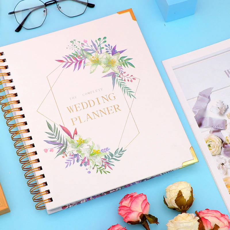 Wedding Planner Program Planner Bridal Wedding Coil Dairy Notebook