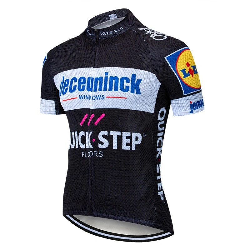 Diseño personalizado Cycling Jersey Mens Cycling Jersey de manga corta de verano