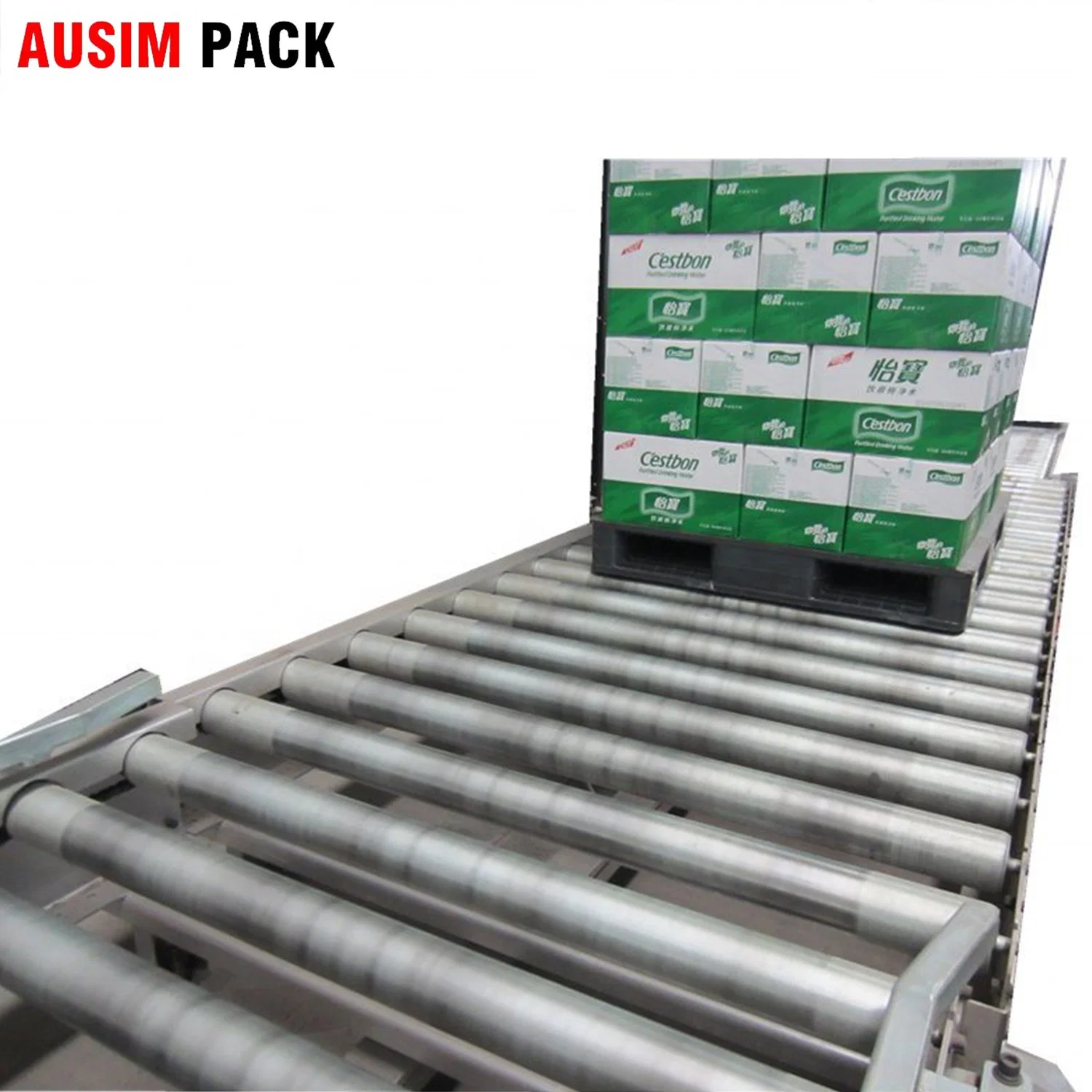 High Efficiency Pallet Strapping System Pallet Strapping Line with Pet/PP Materials