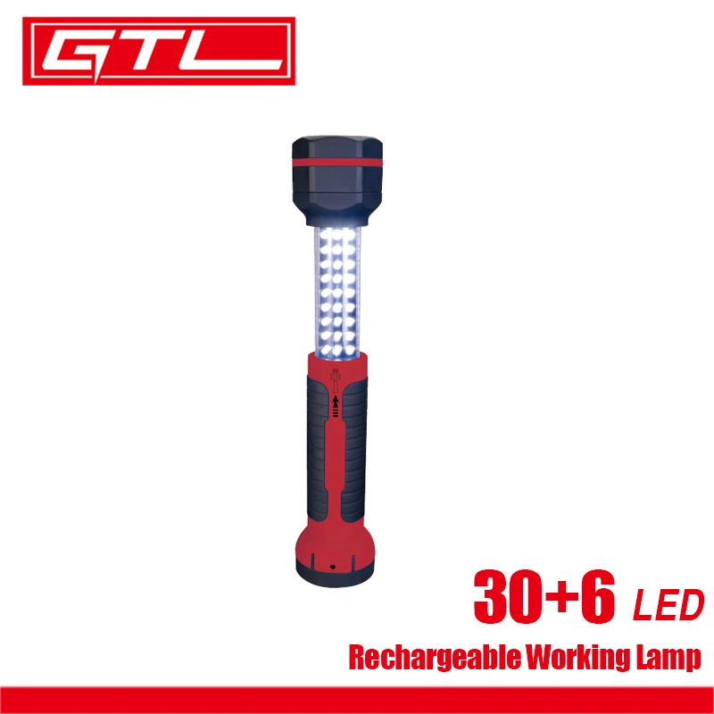 30+6 LED Camping Light, Emergency Lamp, Rechargeable Working Lamp LED Torch (65290004)