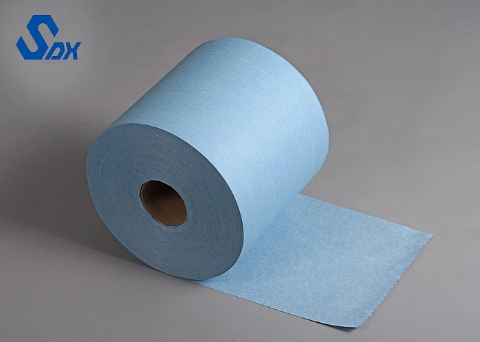 Professional Wood Pulp Cellulose Industrial Wipes Roll Material for Industrial Wipes