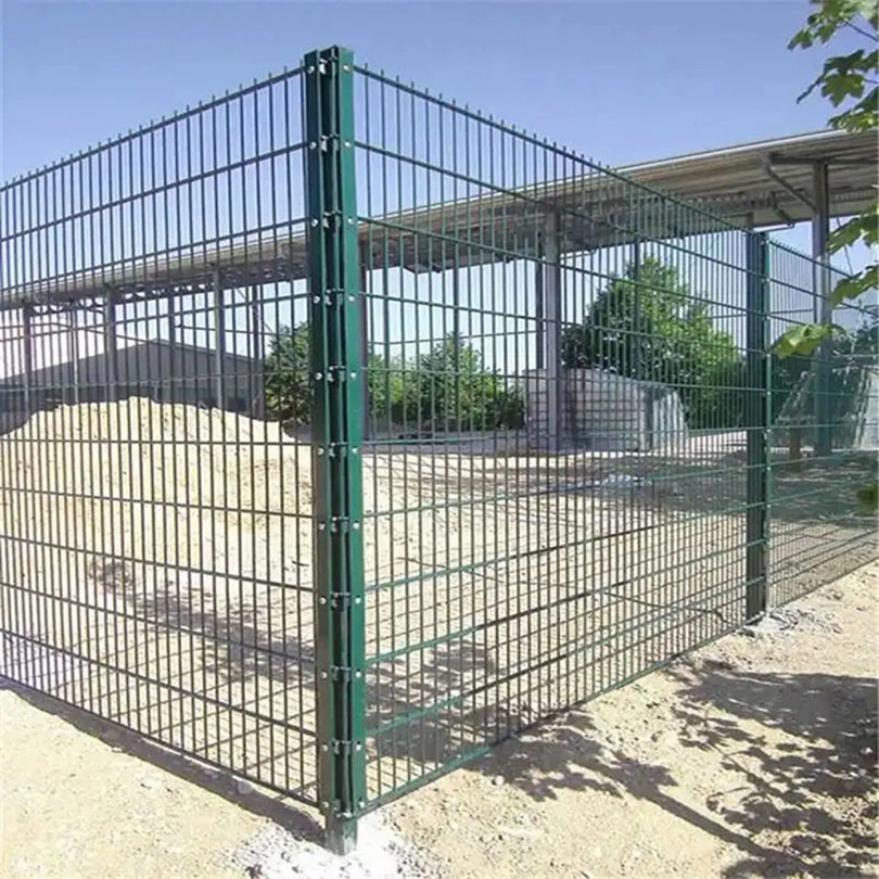 Hot Sale 2.4*2.1m Double Rod Mat Grid Fence 2D Galvanized Twin Bar Wire Welded 868/656/545 Garden Wire Mesh Fence