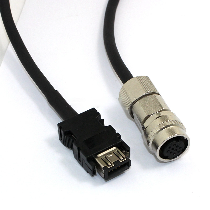 Mitsubishi Servo Motor A48 Encoder M70m64 Connection Line Signal Line Nc Feedback Line Cnv2e8p/9p 5m High Flexible Drag Chain Cable Wiring Harness