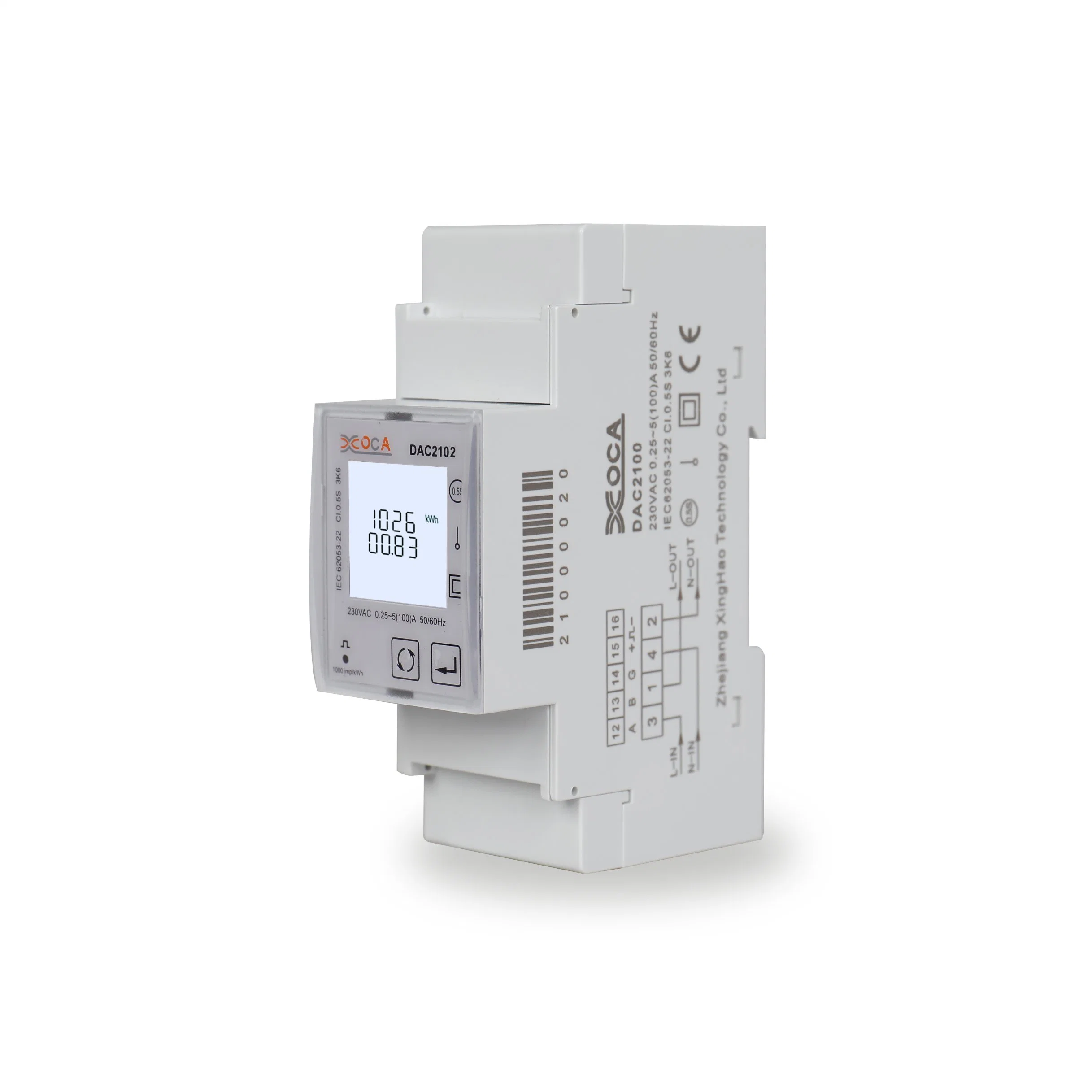 Dac4301CT Dreiphasen-Modbus-DIN-Schiene-Digital-Energiemessgerät RS485