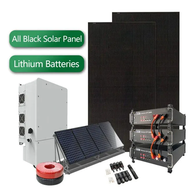 on off Hybrid Grid 10kw 15kw 20kw on Grid Hybrid Solar System with Lithium Battery Pane