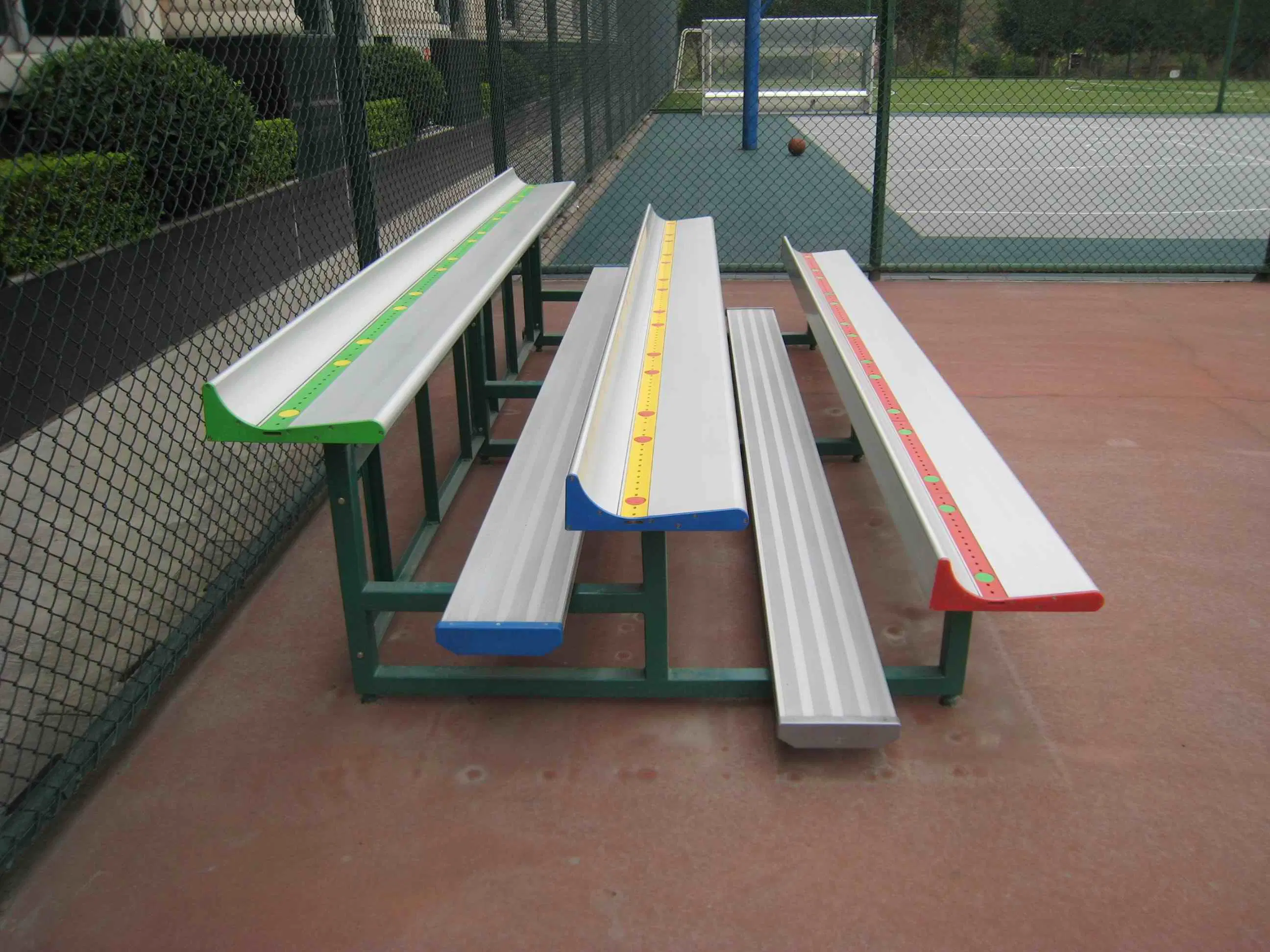 Banco de fútbol al aire libre Bleacher aluminio uso Forfootball Field