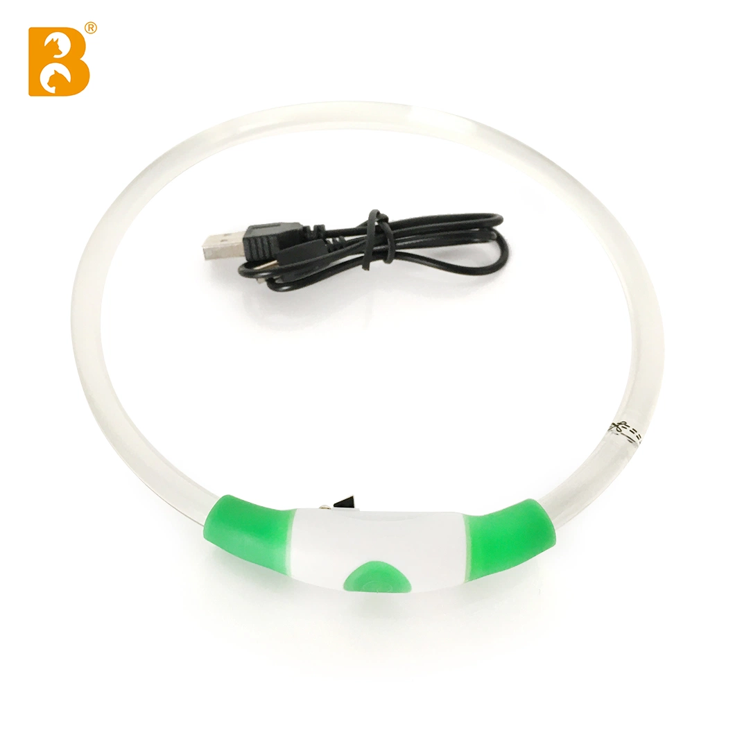 Batterie rechargeable USB Light up Collier pour chien collier LED