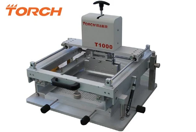 Cost Effective Manual Stencil Printer Compatible with Standard Frames T1000