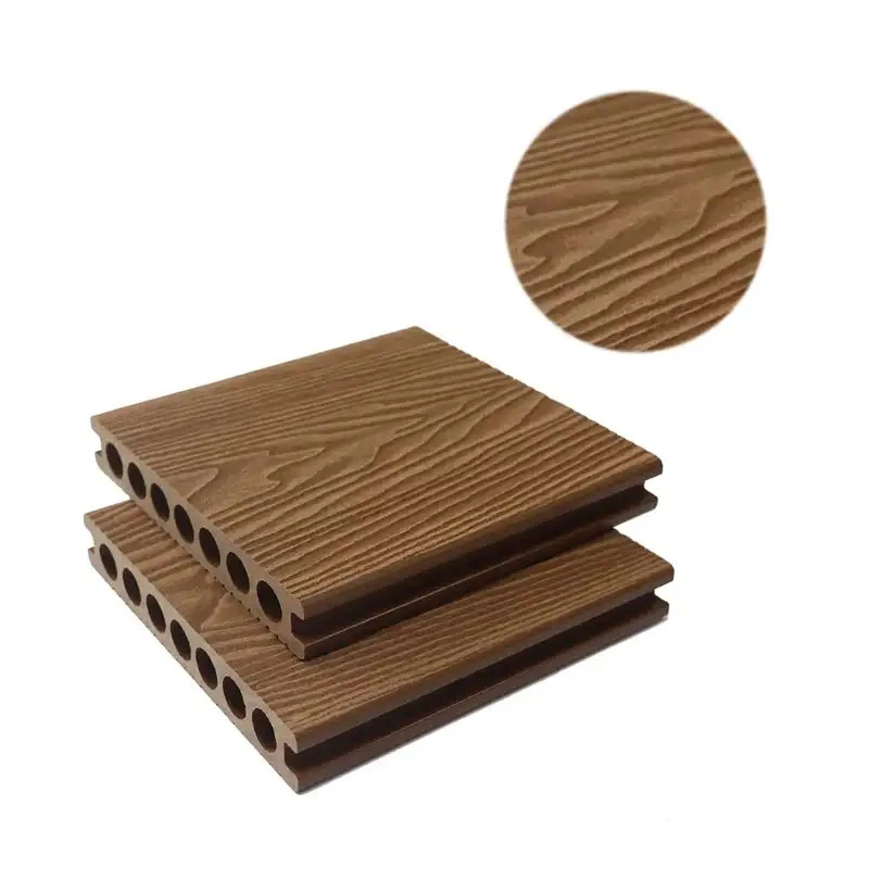 Wood Plastic Composite Flooring WPC Solid Board Wood