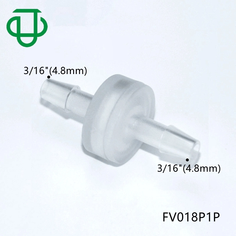 PP Housing 3/16 Inch 4.8mm Hose Barb HDPE/Stainless Steel Strainer Water Purifier Air in-Line Mesh Filter