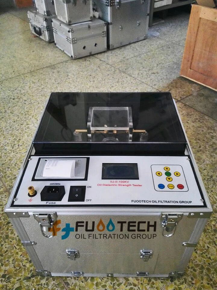 Repartição do óleo do transformador de isolamento do testador de tensão de teste de resistência dielétrica do óleo 100kv Bdv Kit de Teste