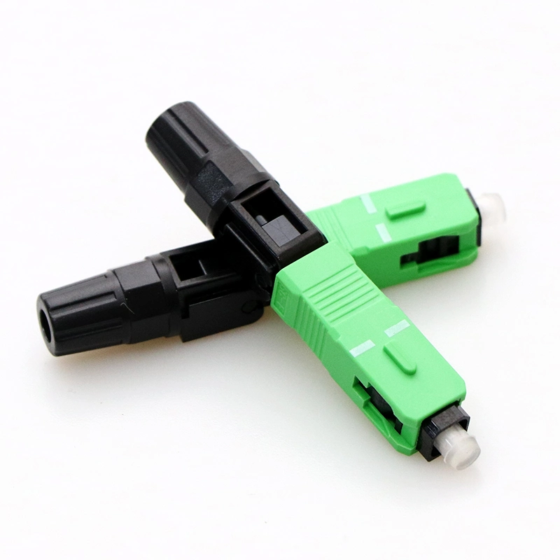 Conector de fibra ótica de alta qualidade SC/APC ficha rápida equipamento de fibra óptica para rede FTTH